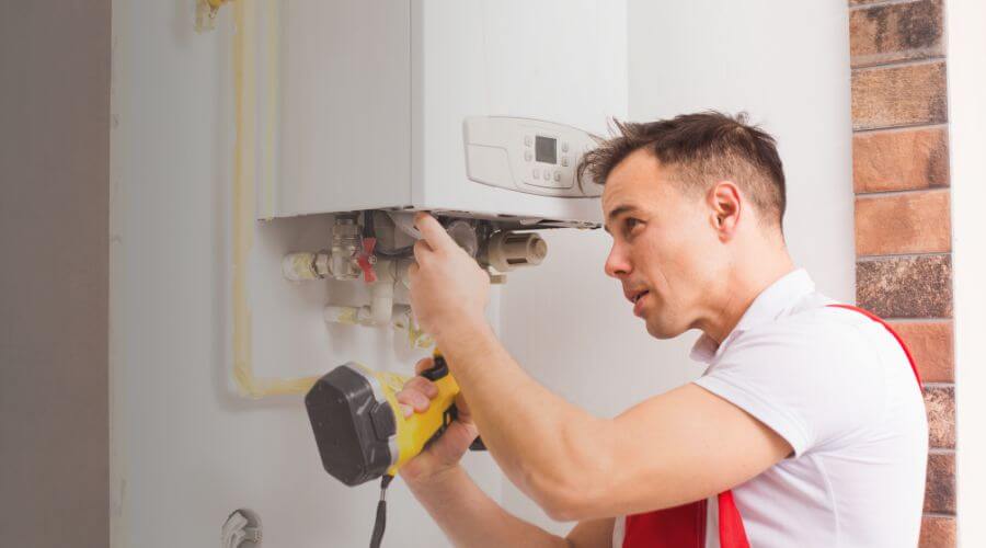 Professional water heater repair in Longton, KS